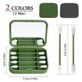 thumbnail image 2 of 8 Count Reusable Silicone Q Tip Cotton Swabs(2 Pack, Green Grey), 2 of 5