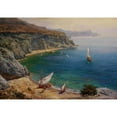 thumbnail image 3 of Sviridov, Sergei 14x11 Black Modern Framed Museum Art Print Titled - Rocky Coast XVII, 3 of 5