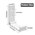 thumbnail image 5 of Folding Coat Hooks, Wall Mounted Aluminum Alloy Hooks, 5Pcs Foldable Hook for Hanging Towel, Hangers, Hat, Backpacks, Clothes, Suitable for Bathroom, Bedroom, Living Room, 5 of 9