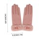thumbnail image 3 of Ganfancp Invierno Mujer Caliente Lindo Mitones Doble Grueso Dedo Completo Muñeca Touchscreen Guantes de Conducción Ofertas Del Día Un Par de Guantes (Mano Derecha E Izquierda), 3 of 7