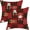 Red Green Plaid Christmas, variant on Christmas Pillow Covers 18x18 Inch 2 Pcs Red Green Black Christmas Tree Decor Throw Pillows Winter Xmas Holiday Outdoor Farmhouse Decoration Pillowcase Linen Cushion Cover for Couch Sofa Bed