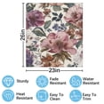 thumbnail image 2 of Floral print cream background flowers Dishwasher Magnet Cover Decorative Sticker for Home Cabinet Kitchen 23" x26", 2 of 5