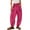Hot Pink, variant on cocolona Womens Baggy Sweatpants Elastic-Waist Drawstring Joggers for Women Casual Color Block Trousers with Pockets