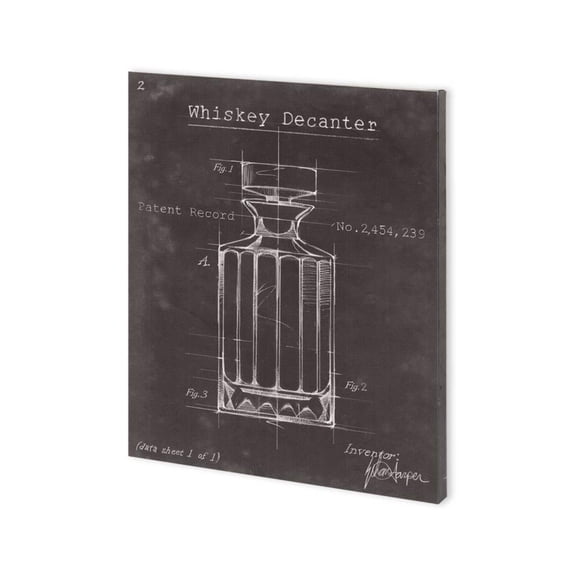 Mercana Barware Blueprint VII 30" x 37" Wall Art 100534-S