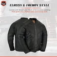 thumbnail image 3 of Daniel Smart Men’s Motorcycle Jacket - All Season Sporty Mesh Motorcycle Jacket – Maximum Airflow and Protection, 3 of 4