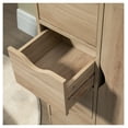 thumbnail image 2 of Freestanding Storage Cabinet, 4 Drawer Oak Cabinet, Bathroom Floor Cabinet, Living Room Bedroom Cupboard, 2 of 9