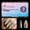 1, variant on Yihuala Mermaids Clear Fake Nails Stick On Nails Acrylic False Nails Glues on Nails Artificial Fingernail Gifts