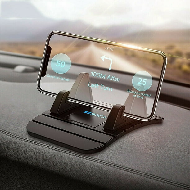 Tapis de téléphone antidérapant pour voiture Tapis de tableau de bord  flexible 4 en 1 avec