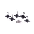 thumbnail image 1 of 5 PCS Kayak Boat Drain Plug Universal Drain Plug Kit Hull Thread Bung with Screws for Kayak Canoe Boat (Black), 1 of 4