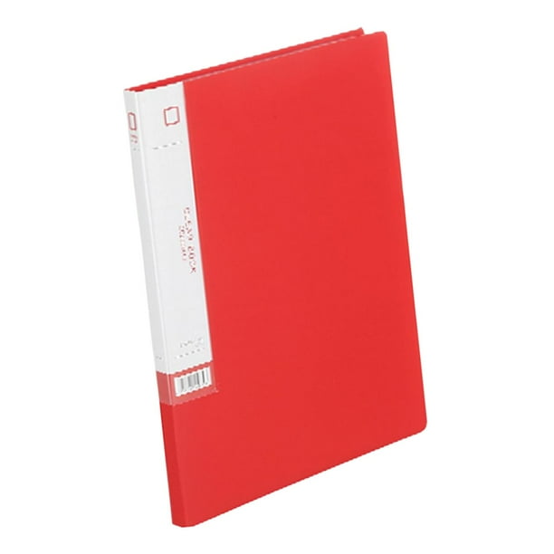 Portable Portfolio Folder ,Document Folders, Pockets Book ,20 Pockets File Folder for