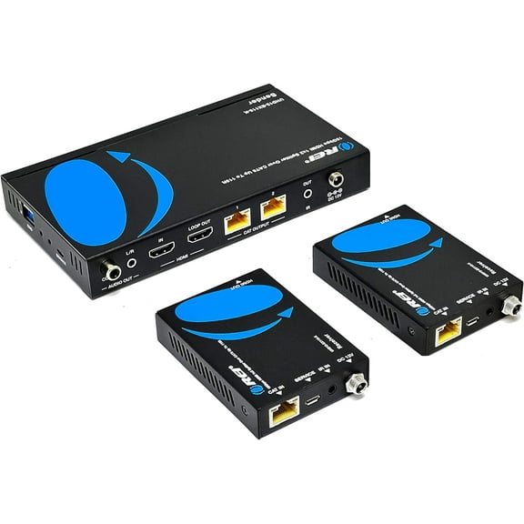 4K Ultra HD 1x2 HDMI Extender Splitter Over CAT6/7 Up To 115 Ft -EDID (UHD12-EX115-K)