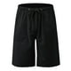 thumbnail image 5 of Puntoco pantalones cortos de verano para mujer, moda 2024, cintura elástica de verano para mujer con cordón, botones sólidos, pantalones casuales de cinco puntos, 5 of 6