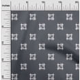 thumbnail image 1 of oneOone Polyester Lycra Fabric Square Kasuri Decor Fabric Printed BTY 56 Inch Wide, 1 of 4