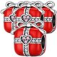 thumbnail image 1 of Charm navidad rojo plata XmasGift01 4Pzas Plata S925 Chapa Separador Fijo Regalo Navideño Rojo/Plata/Rosa Caja Blanca 4x, 1 of 3