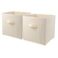 thumbnail image 1 of 2 cajas de almacenamiento de ropa plegables para armario, gran capacidad, contenedores para artículos diversos., 1 of 5