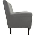 thumbnail image 7 of Fox Hill Trading Ellis Rolled Arm Lounge Chair, Gray, 7 of 7