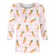 thumbnail image 5 of Camisetas de Pascua para Mujeres Impresión de la Moda Suelta Casual Cuello Redondo Tres Cuartos de Manga Suéter, Poliéster Suave Superior, 5 of 6
