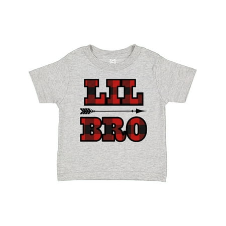 

Inktastic Brother Buffalo Plaid Lil Bro Boys Toddler T-Shirt