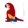 thumbnail image 4 of ColoMX Peluche de loro realista, figura decorativa, decoración para el hogar., 4 of 7