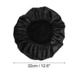 thumbnail image 2 of Gorro de Ducha Sólido Durable para Mujeres de Unique Bargains para Baño, Vacaciones, Hotel, Viaje, Satén EVA Negro, 2 of 3