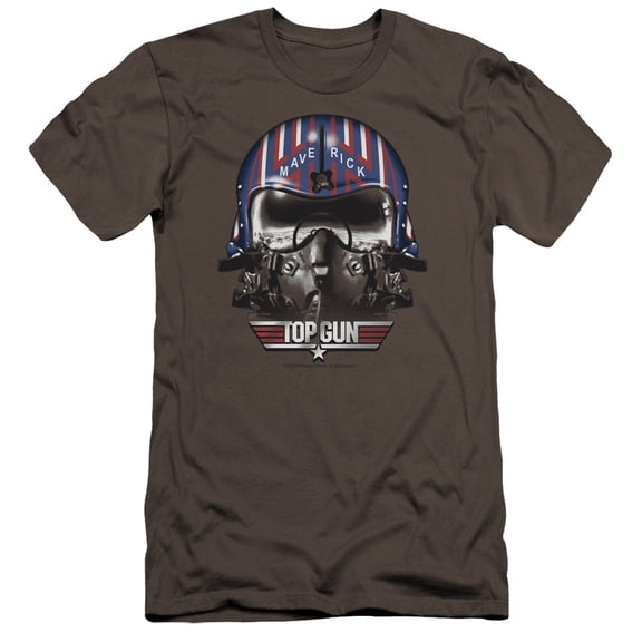 Top Gun - Maverick Helmet - Premium Slim Fit Short Sleeve Shirt - XX-Large