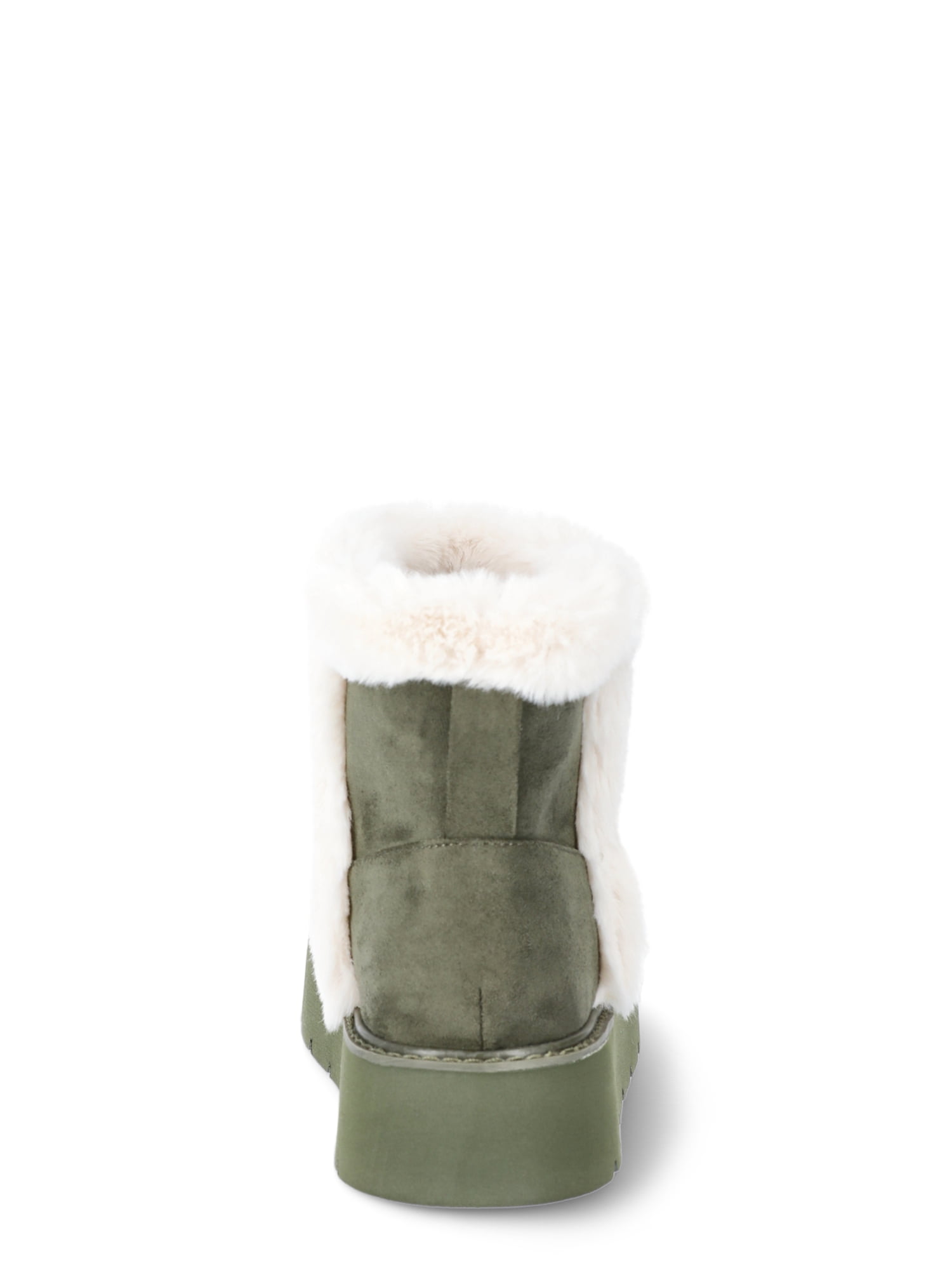 Time and Tru Women's Platform Mini Cozy Boots