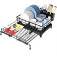 thumbnail image 1 of Dish Drying Rack Adjustable Dish Racks with Drain Board Large Stainless Steel Dish Rack for Kitchen Egouttoir a Vaisselle with Removable Utensil Holder and Cup Holder (), 1 of 9