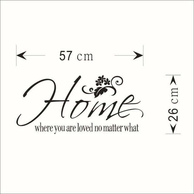 JJKBVCLO Bedroom Sticker Vinyl Art Mural Home Decal Are Wall Home You Where Home