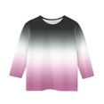 thumbnail image 5 of Iyufng Tops for Youth Girls Crew Neck 3/4 Long Sleeves Shirts,Fashion Gifts for Everyday, 5 of 5