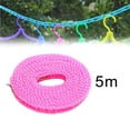 thumbnail image 3 of Corde à Linge Extensible Portable Corde à Linge Réglable pour Jardin Camping Accessoires RV Rose 500cm, 3 of 9