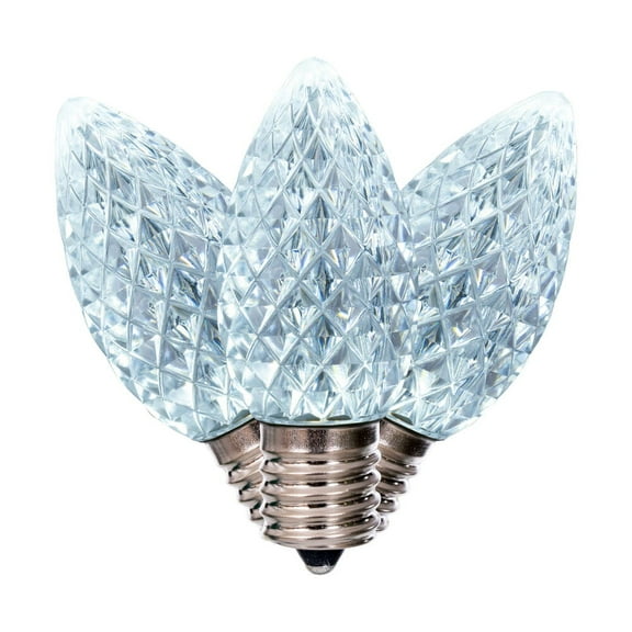 C9 Faceted Pure White Retro SMD Bulb 25B