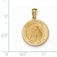 thumbnail image 2 of Beautiful 14k Saint Anthony Small Round Medal Pendant, 2 of 2