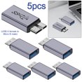 thumbnail image 1 of Adaptador Micro B HDD Adaptador Datos USB3.1 Gen2 Transmisión 10 Gbps Adecuado para Disco Duro Móvil/caja Disco Duro/teléfono (USB A A Micro B Macho), 1 of 6