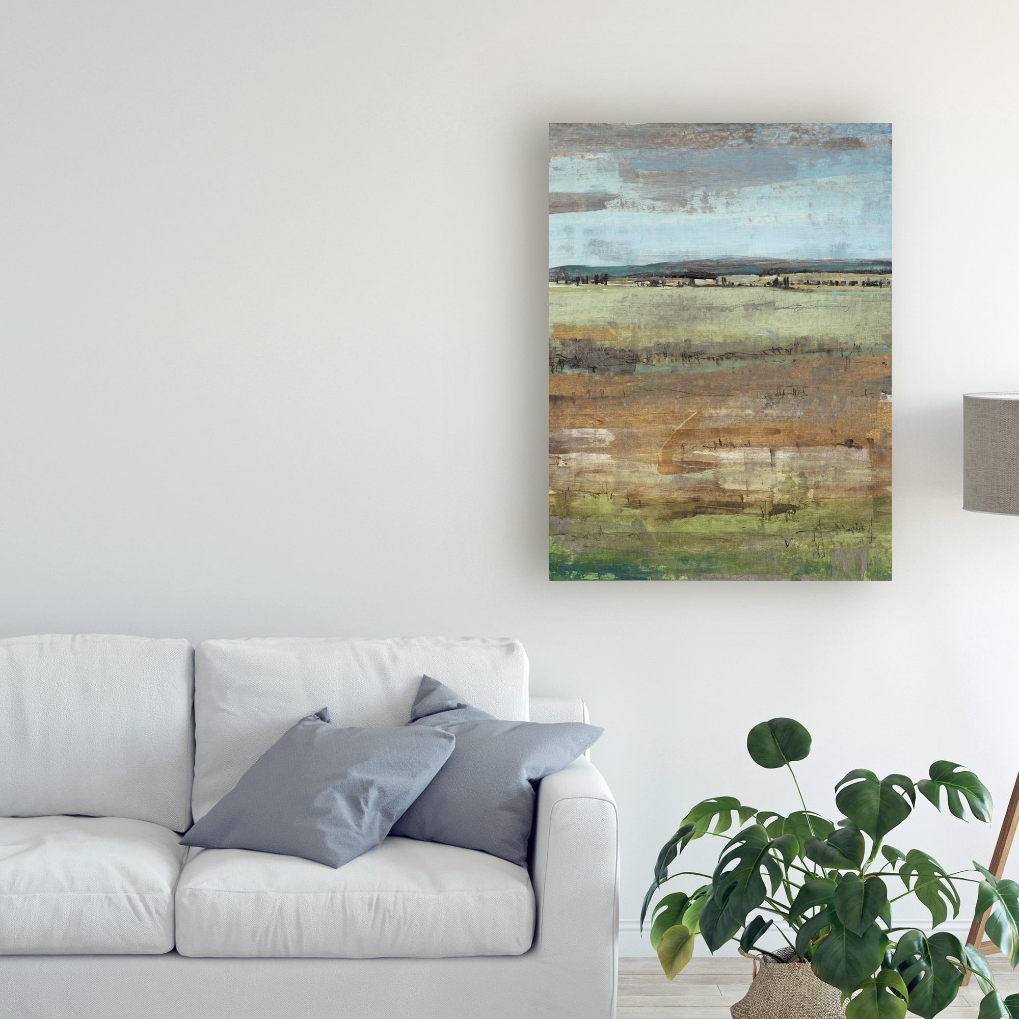 Trademark Fine Art 'Field Layers IV' Canvas Art by Tim OToole
