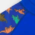 thumbnail image 4 of BIG EPHANT 2-Pack Kids‘ Long Sleeve Rash Guard Shirts with Print, UPF 50+ Sun Protection Swimwear & Surf Tops for Boys and Girls, Sizes XXS-M, 4 of 9