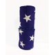 thumbnail image 5 of Paquete de 2 rollos de listón de yute estampado con estrellas AAYU, 5 cm x 4.5 m, azul marino, 5 of 6