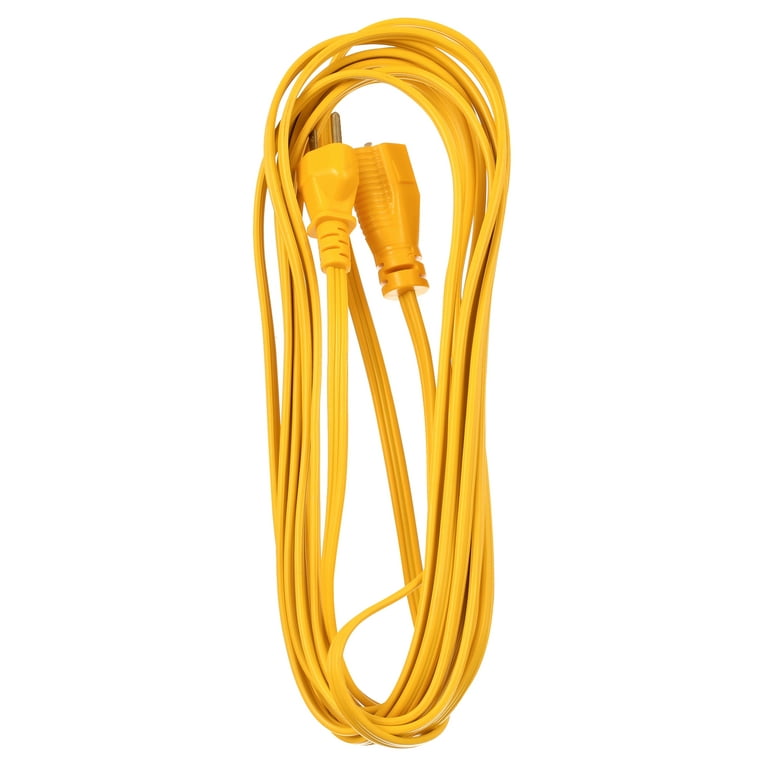 Electrical Extension Cord Cover With Duplex - 4 ft Long - Yellow