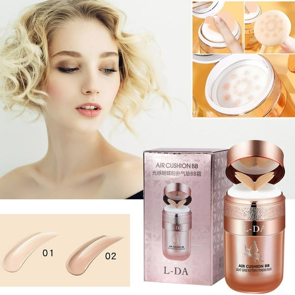 70% Water Moisturizing Air Cushion BB Cream - Baby Skin-Like Dewy Foundation, Long Lasting & Oil Control, Conceals Pores, 30g for All Skin Types