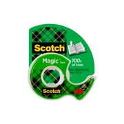 Scotch Magic Tape, Invisible, 1 Tape Rolls With Dispensers