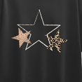 thumbnail image 3 of Instant Message - Patterned Stars Short Sleeve Boxy Graphic T-Shirt, 3 of 6