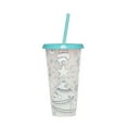 thumbnail image 2 of Oleegame 2PC Glass Bottle Christmas Color Changing Cup PP Coffee Plastic Single Layer Temperature Sensitive Color Changing Color Changing Cup Green, 2 of 9