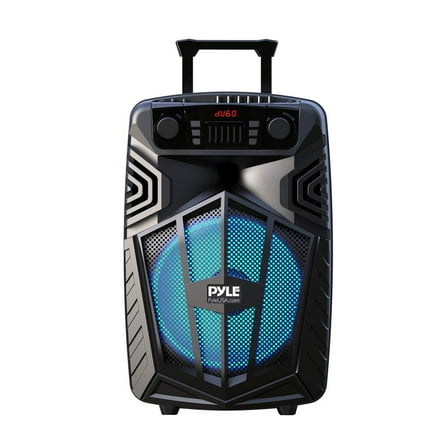 15" Bluetooth Portable PA Speaker - Karaoke, Wireless Mic, Equalizer, Rechargeable, Party Lights
