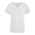 thumbnail image 4 of Fesfesfes Christmas Shirt for Women Causal Round-Neck Tshirt Pullover Blouse Short Sleeve Shirt Tops, 4 of 5