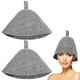 thumbnail image 1 of BRIGHTFUFU 2pcs fieltro de sombrero sauna espesado cómodo sombrero de sauna sombrero de baño liviano, 1 of 7