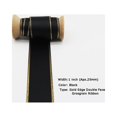 thumbnail image 1 of Cinta de raso de grosgrain con borde dorado negro de 5 metros, paquete de regalo, boda, Navidad, hecho a mano, bricolaje, 16, 25 y 38 MM, 1 of 4