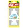 Little Trees Woven Whites Scent Air Freshener, 3 Count