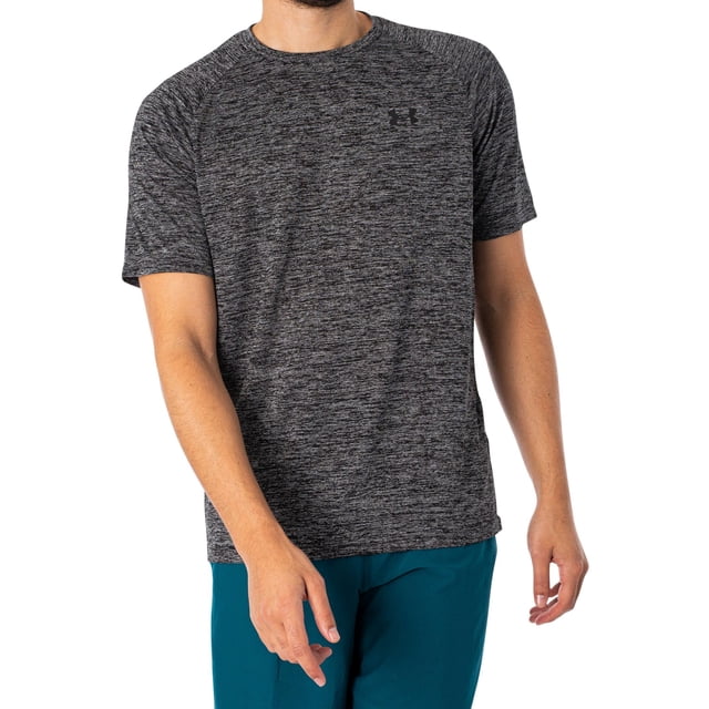 Camiseta Under Armour Tech 2.0 de manga corta para hombre, gris/negra