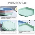 thumbnail image 3 of 4 PACK Lightweight Wheat Straw Plates-Degradable Lightweight Wheat Straw Plates, 5.9' Unbreakable Dinner Plates, Dishwasher & Microwave Safe, BPA free, 3 of 6