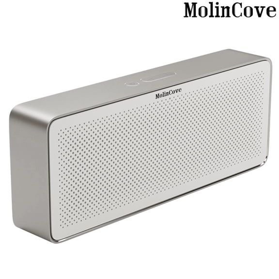 MolinCove Wireless speakers, Portable Speaker with 360 Degree Stereo and Loud Powerful Bass, 12H Play