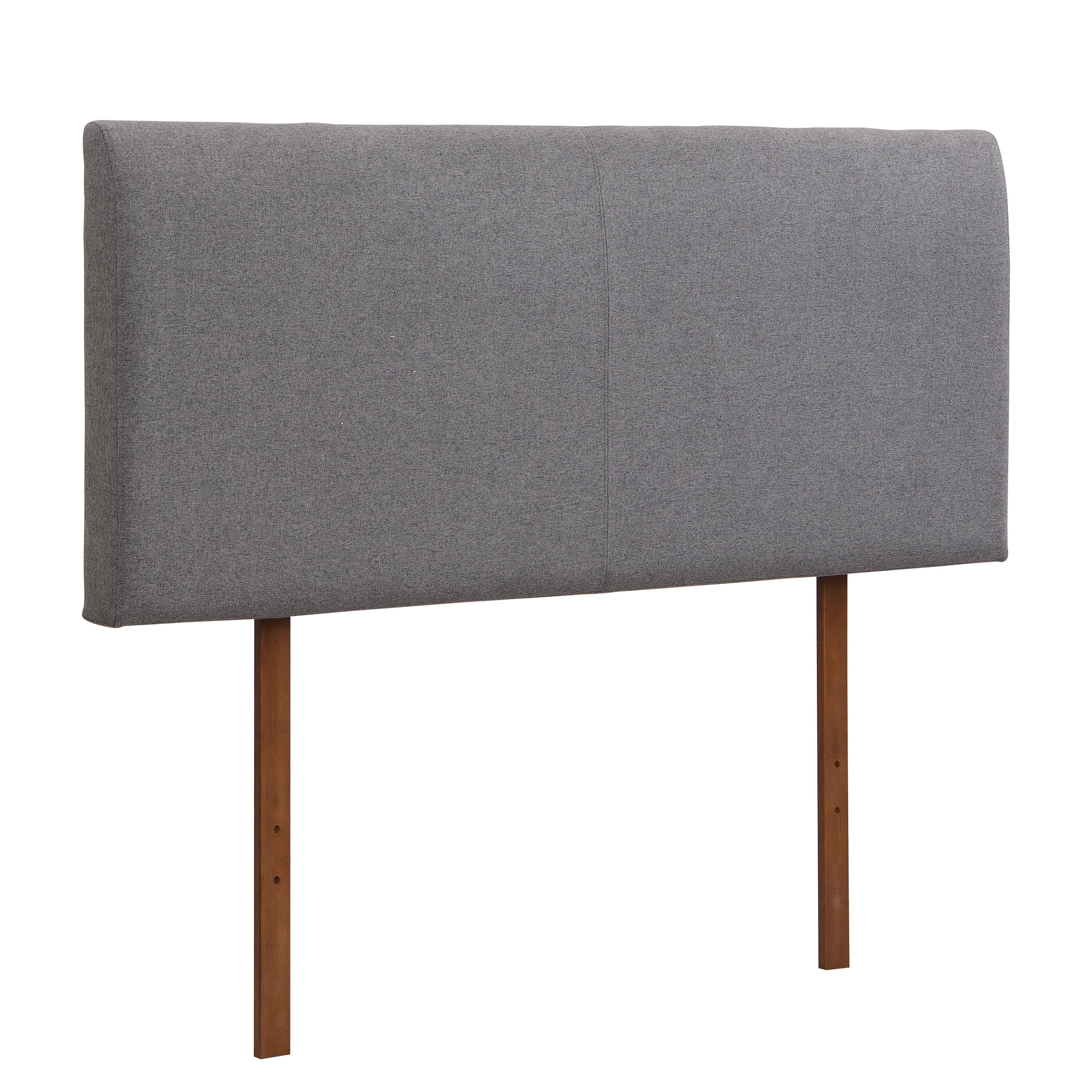 MAYEERTY Curved Adjustable Headboard - Full Size, Grey